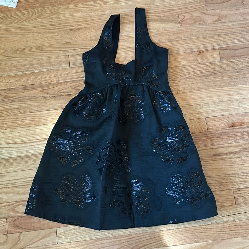 Anthropologie black mini dress